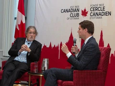 BC Premier David Eby at the Club